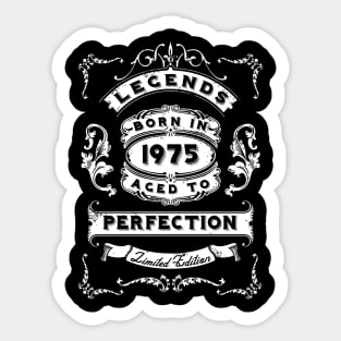 Legends Born in 1975 Sticker